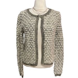Knit Chunky Formal Cardigan Sz M